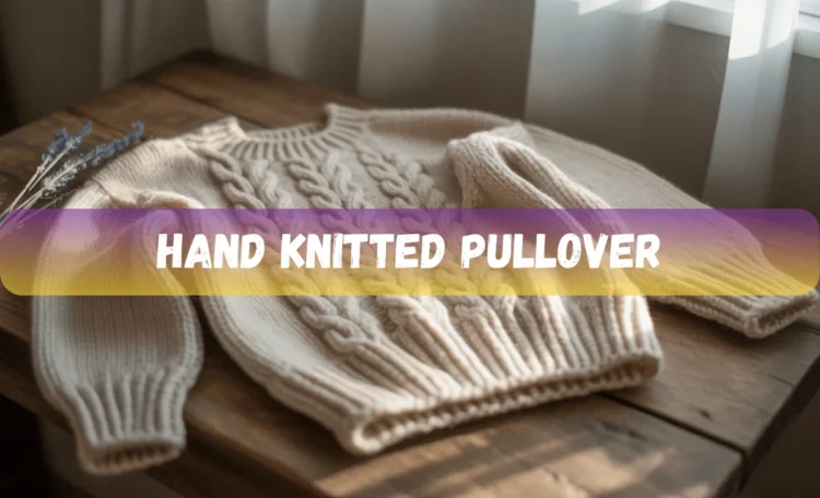 hand knitted pullover